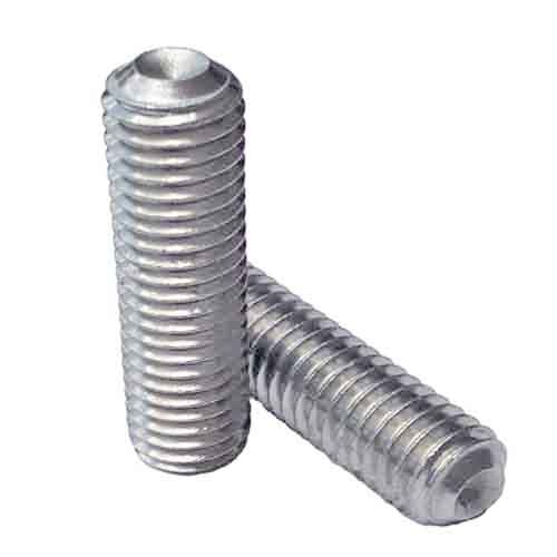 SSS01078S #10-24 x 7/8" Socket Set Screw, Cup Point, Coarse, 18-8 Stainless